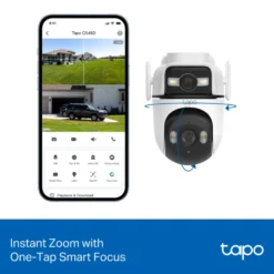 TP-Link Tapo C545D Övervakningskamera med dubbla linser 2K, IP66, wifi