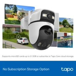 TP-Link Tapo C545D Övervakningskamera med dubbla linser 2K, IP66, wifi