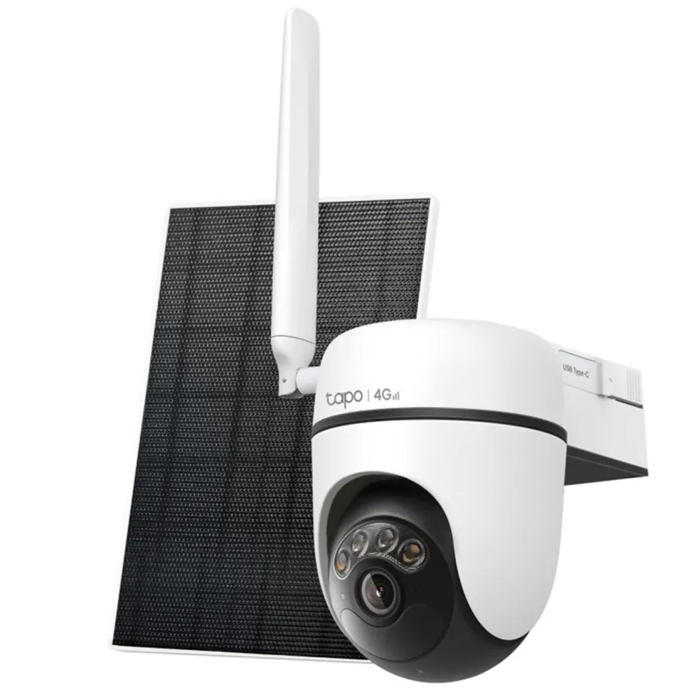 TP-Link Tapo C615G Solcellsdriven 4G LTE Pan/Tilt övervakningskamera