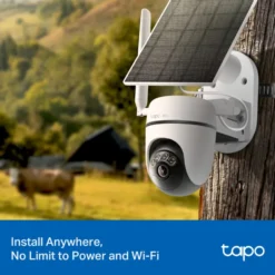 TP-Link Tapo C615G Solcellsdriven 4G LTE Pan/Tilt övervakningskamera