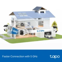 TP-Link Tapo C660 Solcellsdriven 4K övervakningskamera