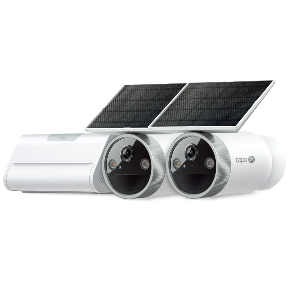 TP-Link Tapo HB610 4K solkameror 2-pack + H500 CentralHub