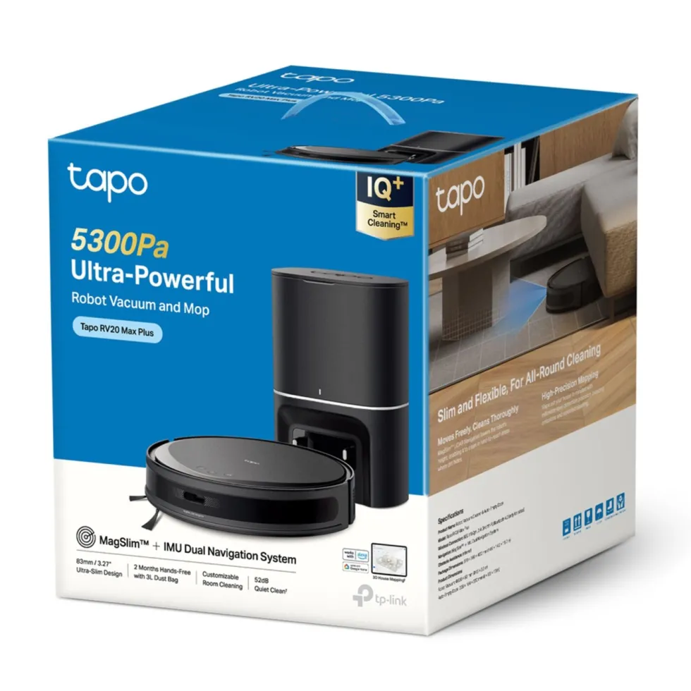 TP-Link Tapo RV20 Max Plus Robotdammsugare