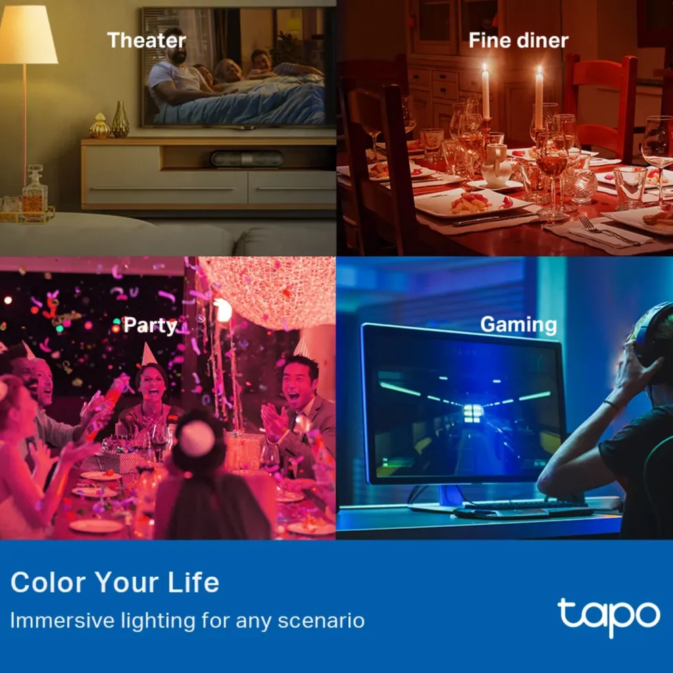 TP-Link Tapo Smart RGB LED-lampa E27