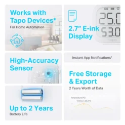 TP-Link Tapo T315 Smart Termometer och hygrometer