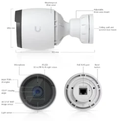 Ubiquiti G6 Bullet – 4K PoE-övervakningskamera