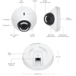 Ubiquiti G5 Dome – PoE-övervakningskamera