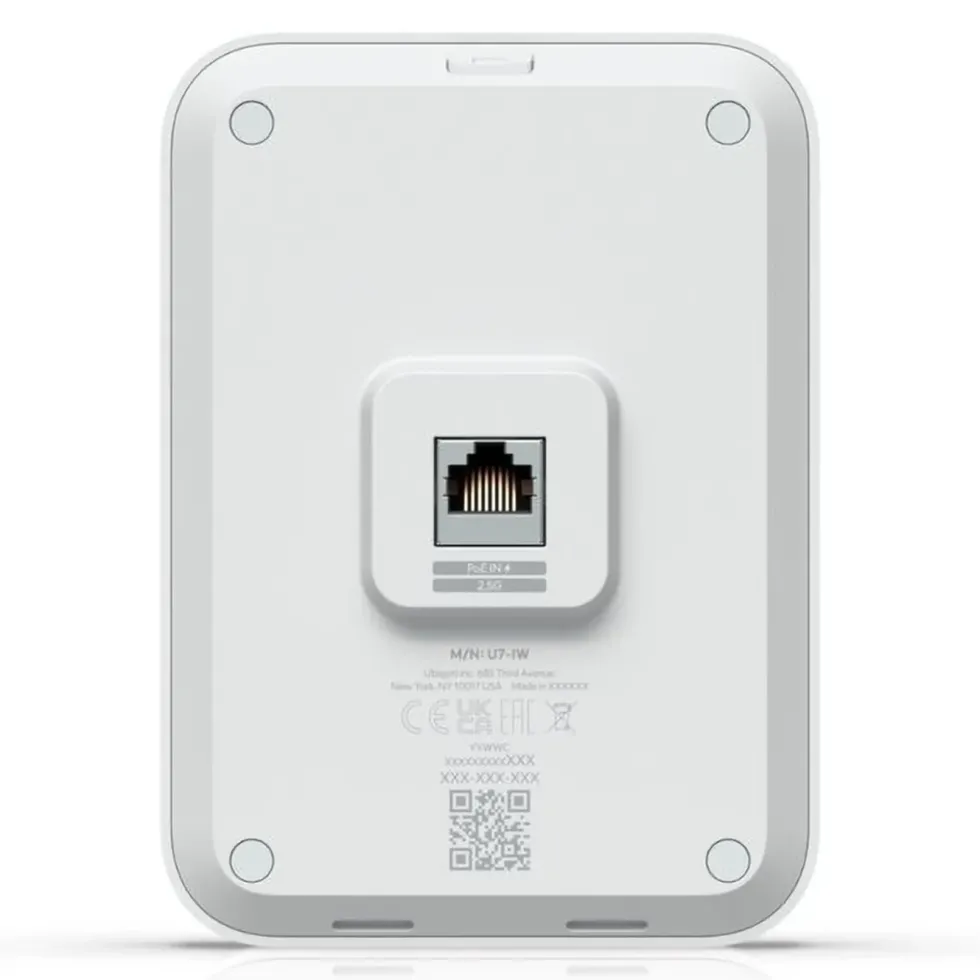 Ubiquiti U7 In-Wall – Wifi 7-accesspunkt