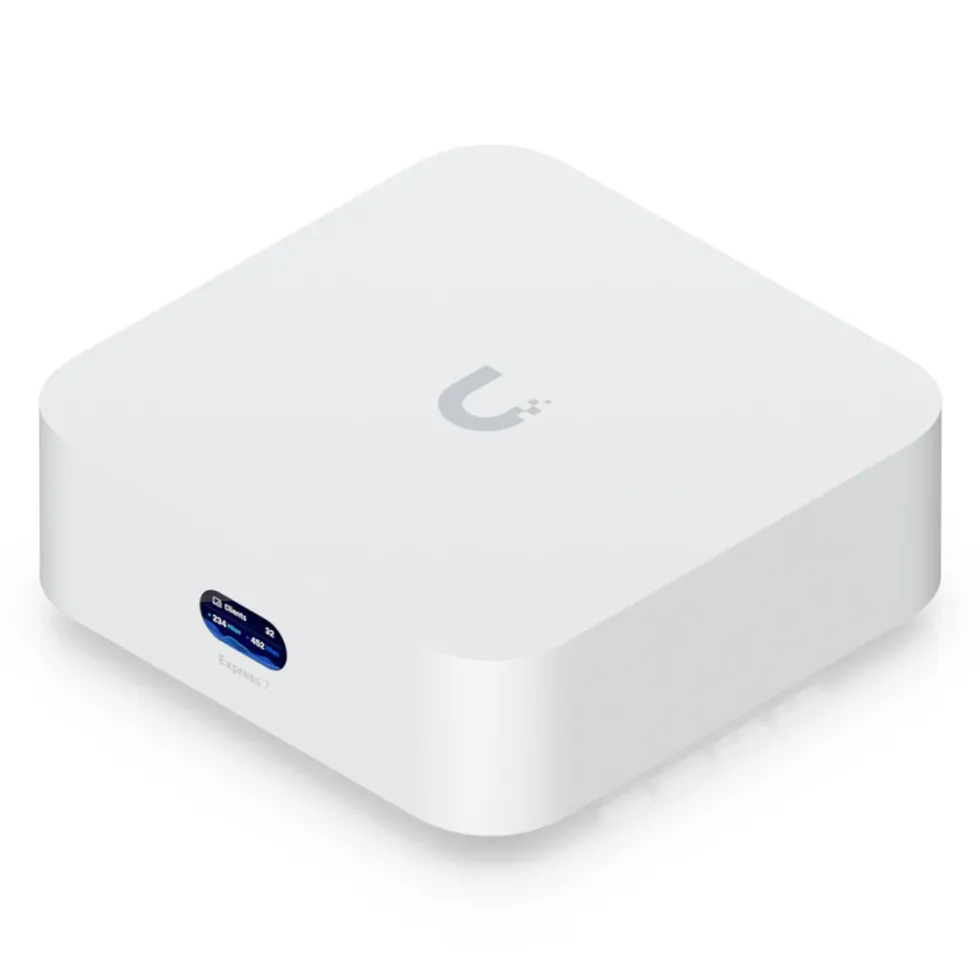 Ubiquiti UniFi Express 7 kompakt gateway med wifi 7 Vit