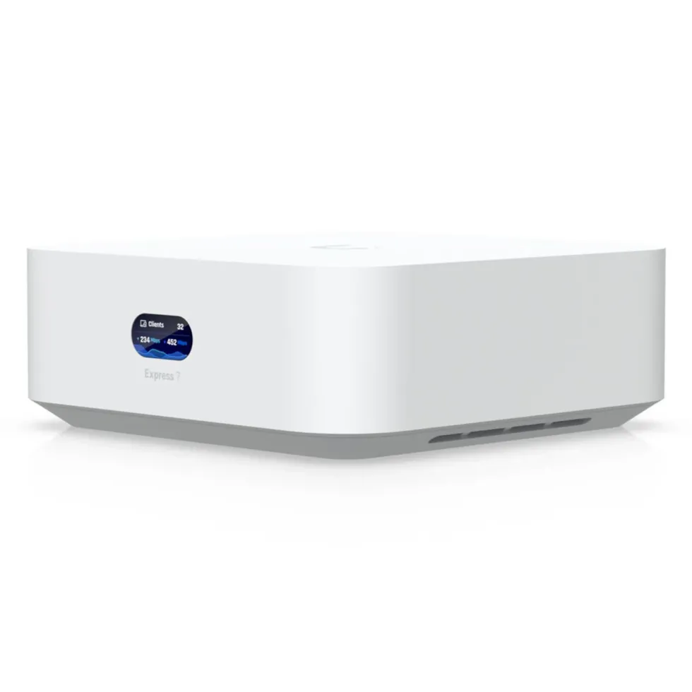 Ubiquiti UniFi Express 7 kompakt gateway med wifi 7 Vit