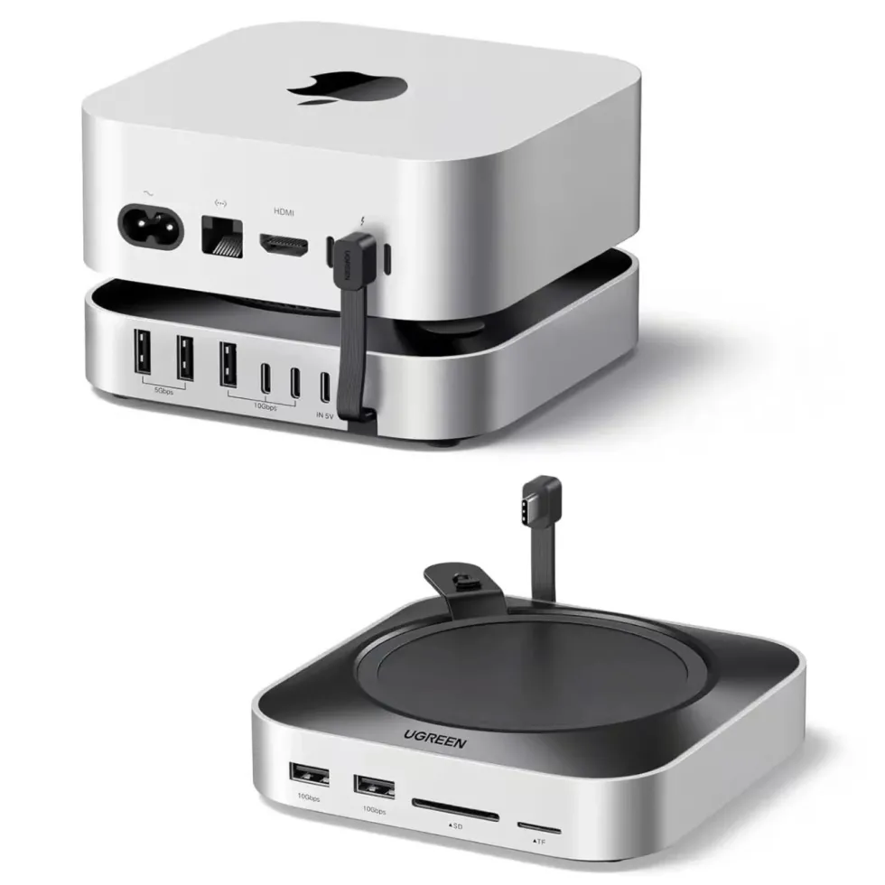 Ugreen Mac mini 11-i-1-dockningsstation med SSD-plats