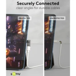 USB-C-adapter med 90° horisontell vinkel – USB4