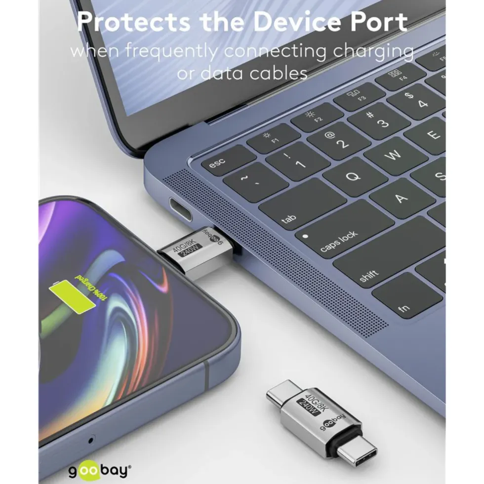 USB-C-adapter rak, USB4, 40 Gbit/s, 240 W