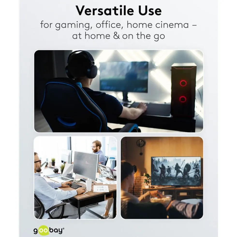 USB-C-adapter 180° U-formad med USB4-stöd