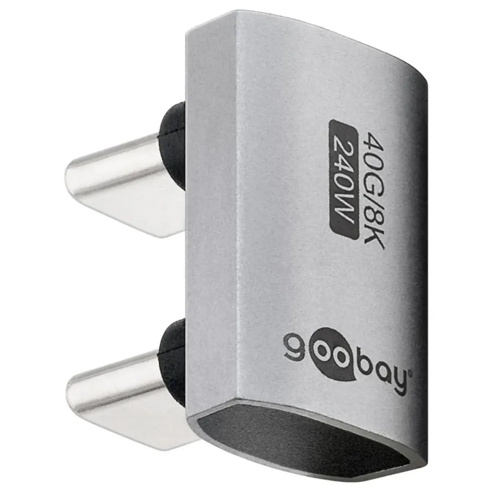 USB-C-adapter 180° U-form med USB4