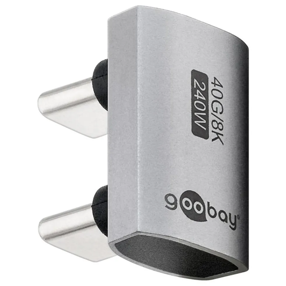 USB-C-adapter 180° U-form med USB4