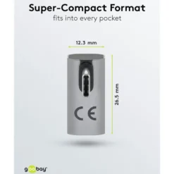 USB-C-vinkeladapter 90° med USB4-stöd
