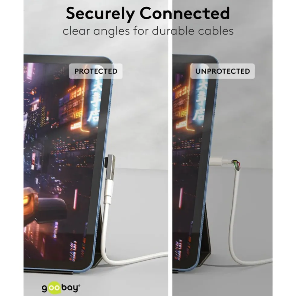 USB-C-vinkeladapter 90° med USB4-stöd