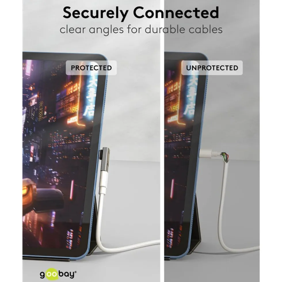 USB-C-vinkeladapter 90° med USB4-stöd