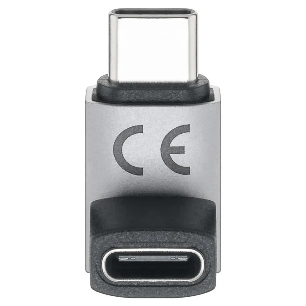 USB-C-vinkeladapter 90° med USB4-stöd