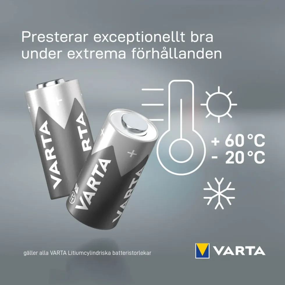 Varta Litiumbatteri CR123A 2-pack