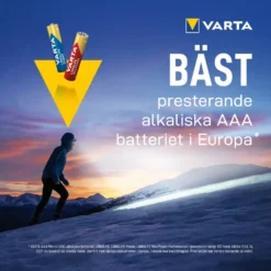 Varta Longlife Max Power AAA-batterier 4-pack