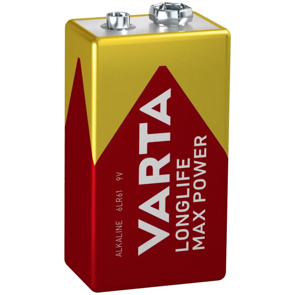 Varta Longlife Power Alkaliskt 9 V-batteri 1-pack