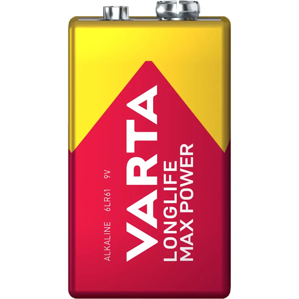 Varta Longlife Power Alkaliskt 9 V-batteri 1-pack
