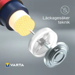 Varta Longlife Power Alkaliskt 9 V-batteri 1-pack