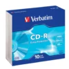 Verbatim CD-R i slimfodral 10-pack