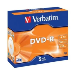 Verbatim DVD-R i fodral 5-pack