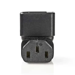 Vinkeladapter C13 90° Nedåtvinklad