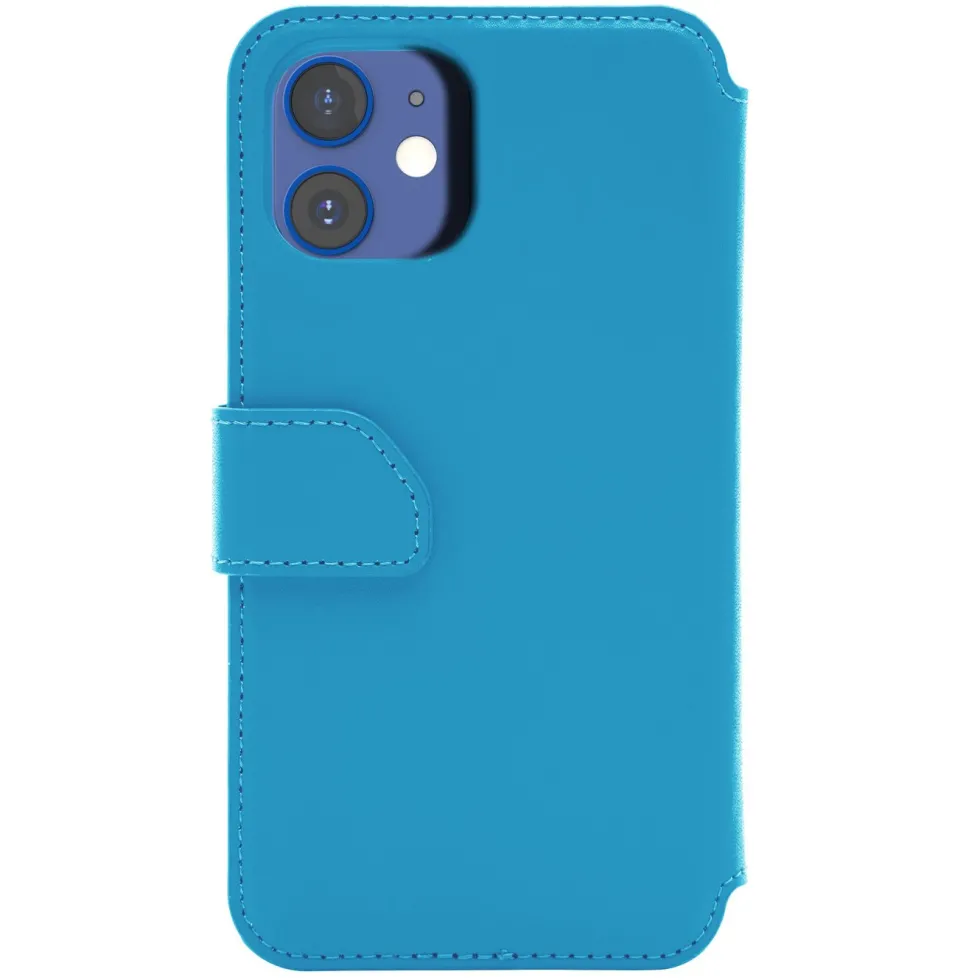 Wallet Case Solo 502 till iPhone 12 mini Blå