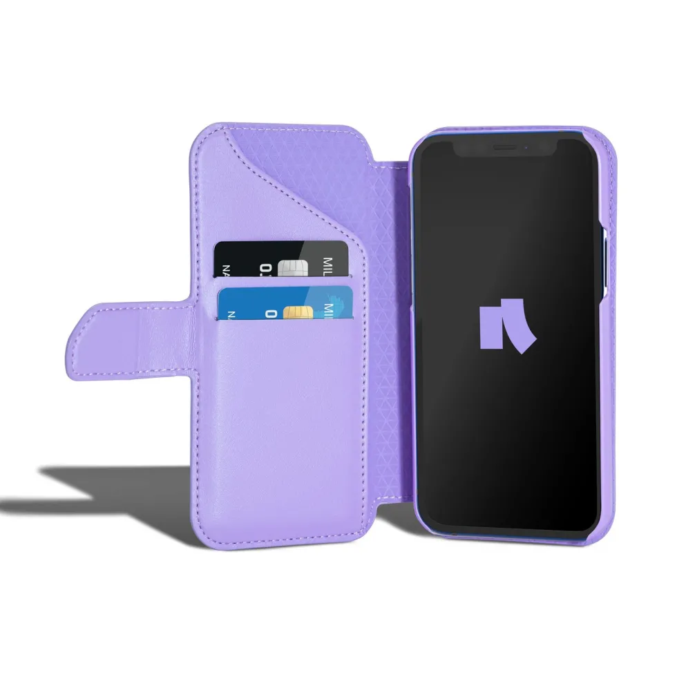 Wallet Case Solo 502 till iPhone 12 mini Lila