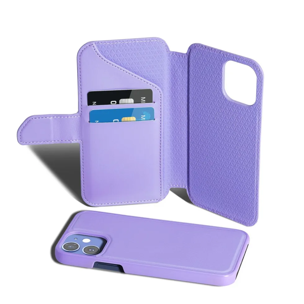Wallet Case Solo 502 till iPhone 12 mini Lila