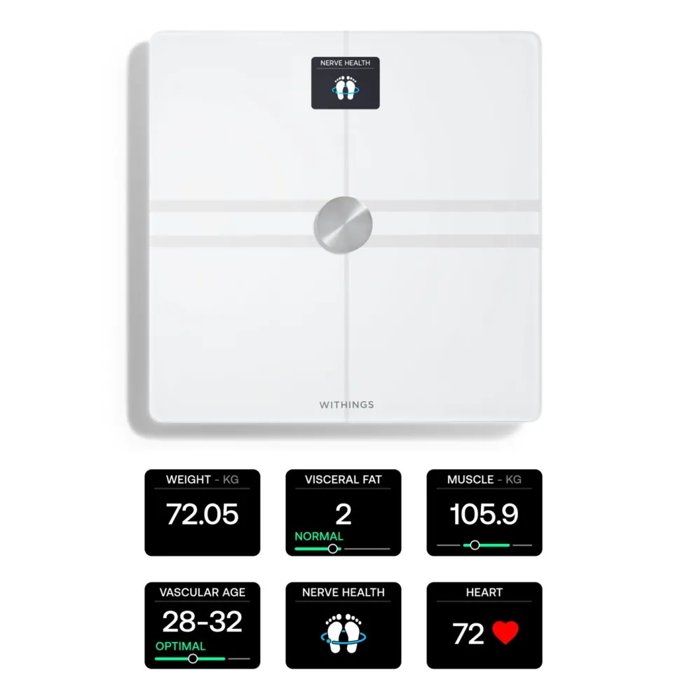 Withings Body Comp Personvåg med wifi Vit