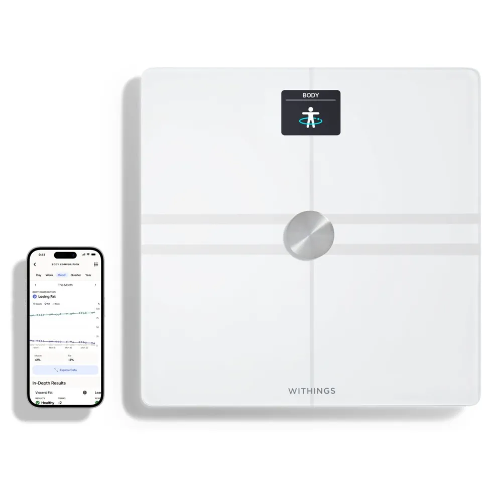 Withings Body Comp Personvåg med wifi Vit