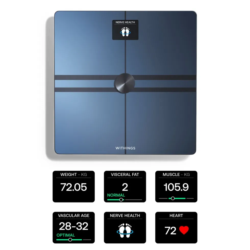 Withings Body Comp Personvåg med wifi Svart