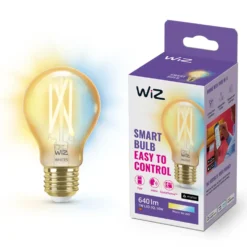 WiZ Amber Filament A60 Smart LED-lampa E27 640 lm