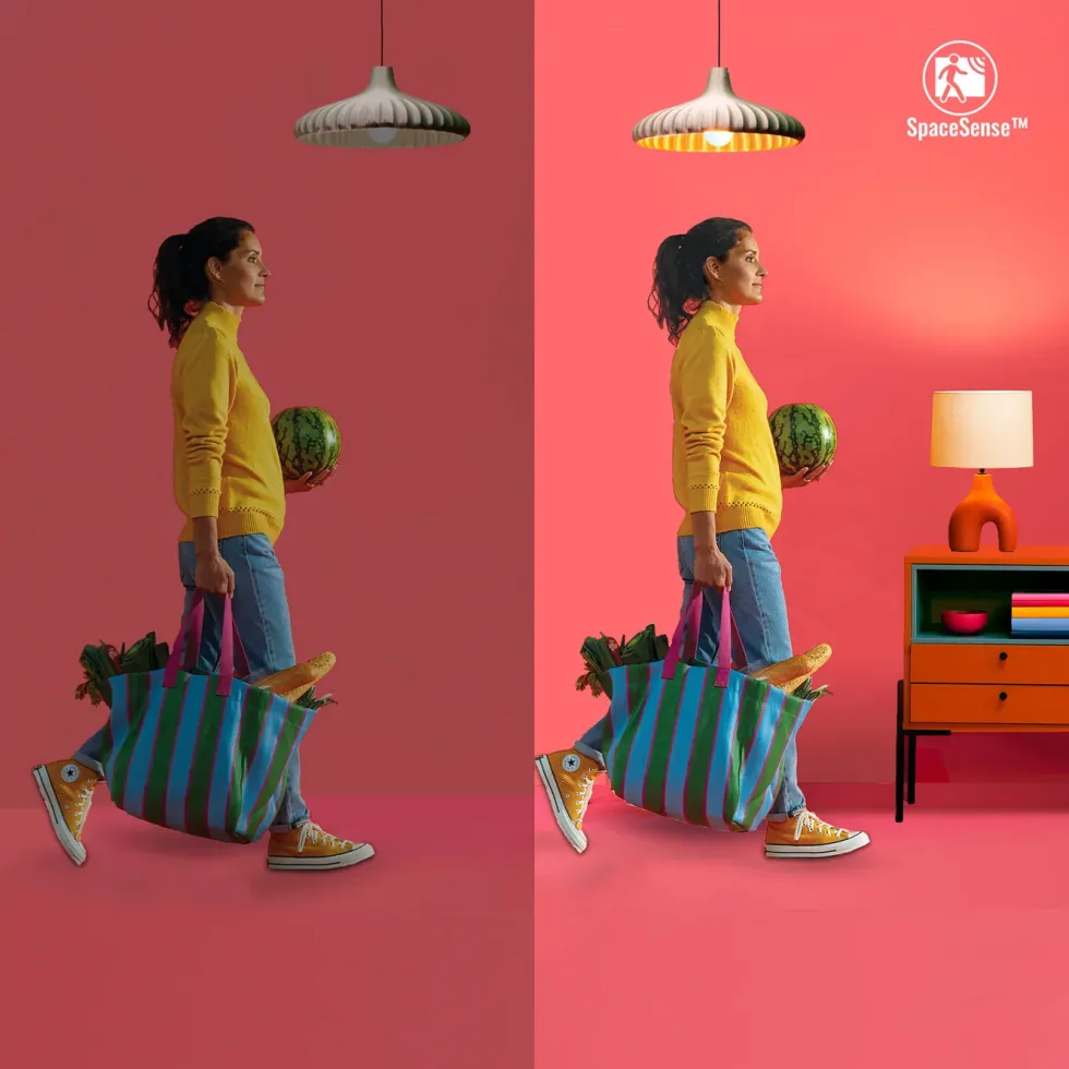 WiZ Clear Filament G95 Smart LED-lampa E27 806 lm