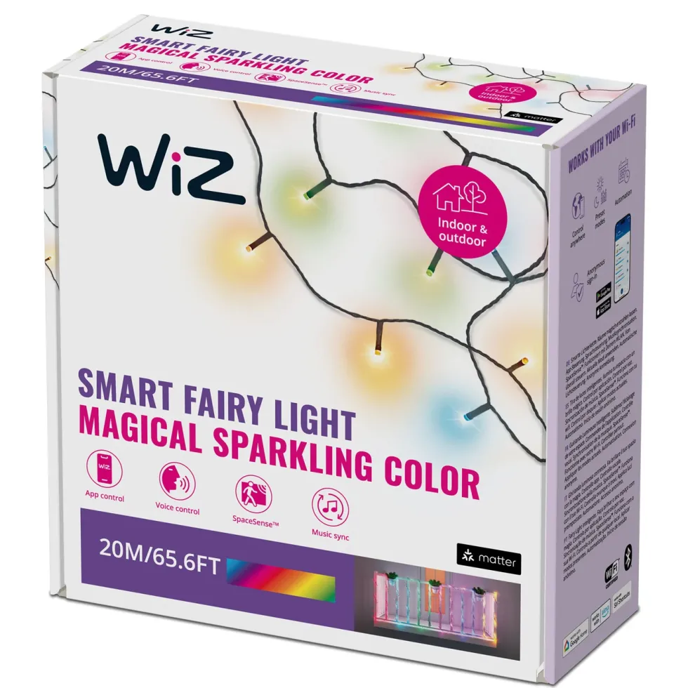 WiZ Smart LED-ljusslinga 20 m