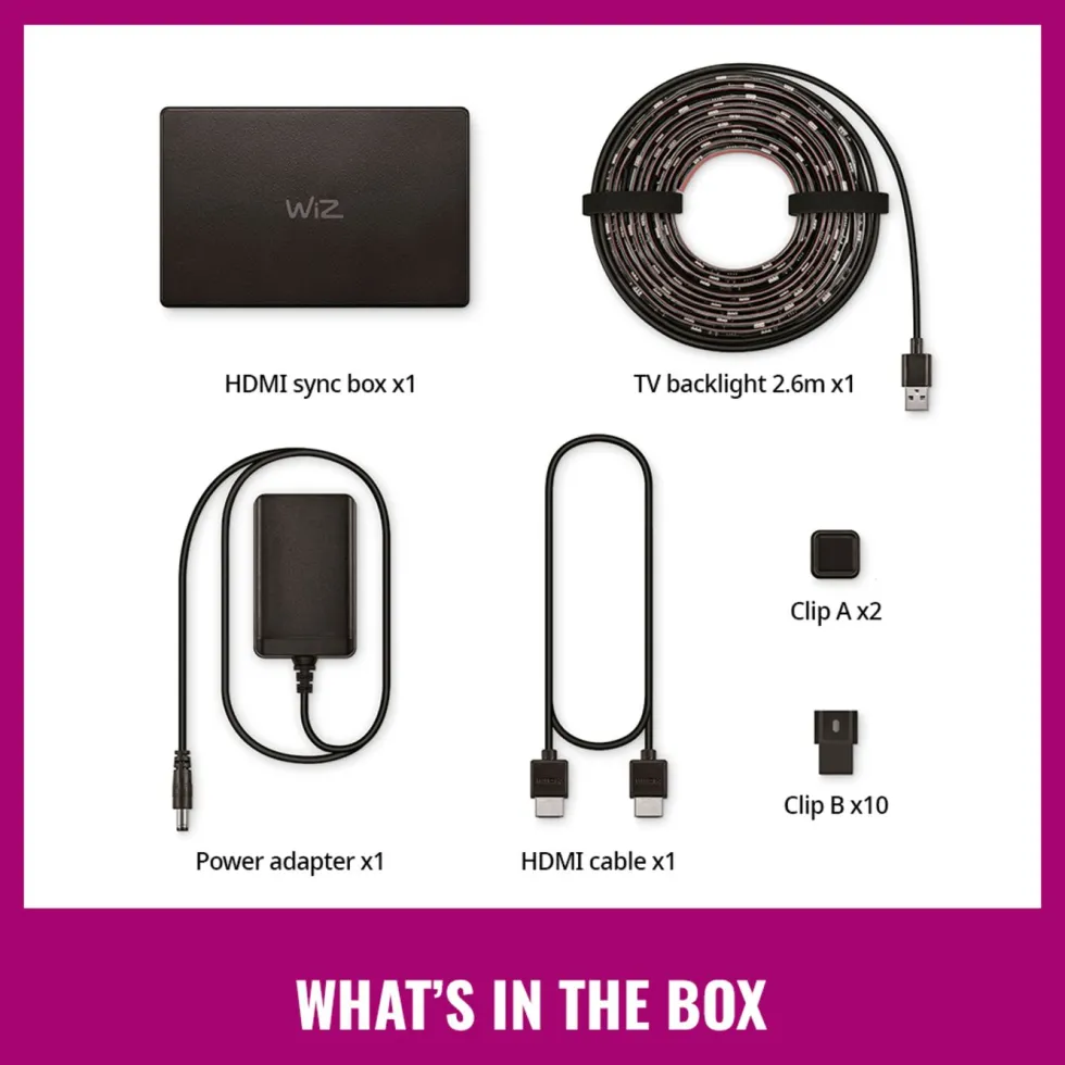 WiZ Sync box starter kit 55"-65"