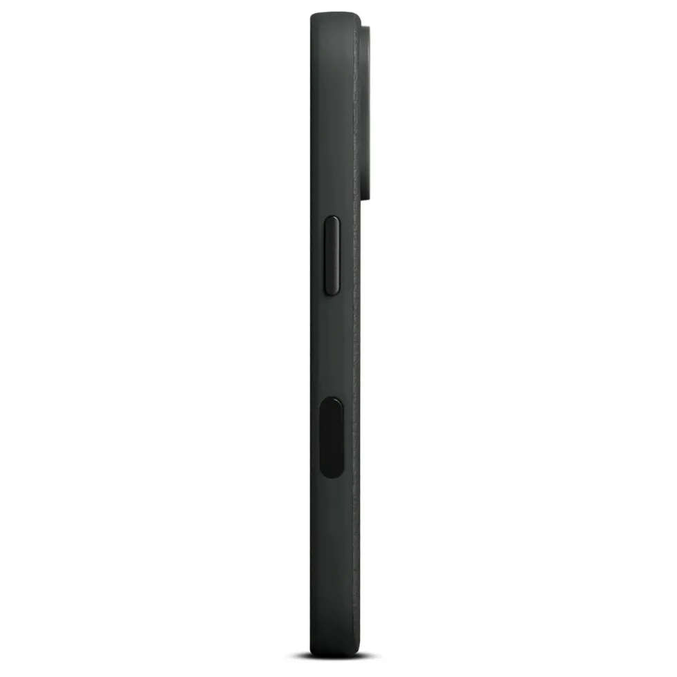 WOOLNUT Läderfodral för iPhone 17 Pro Svart