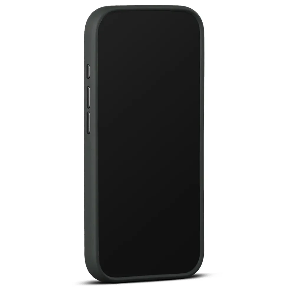 WOOLNUT Läderfodral för iPhone 17 Pro Svart