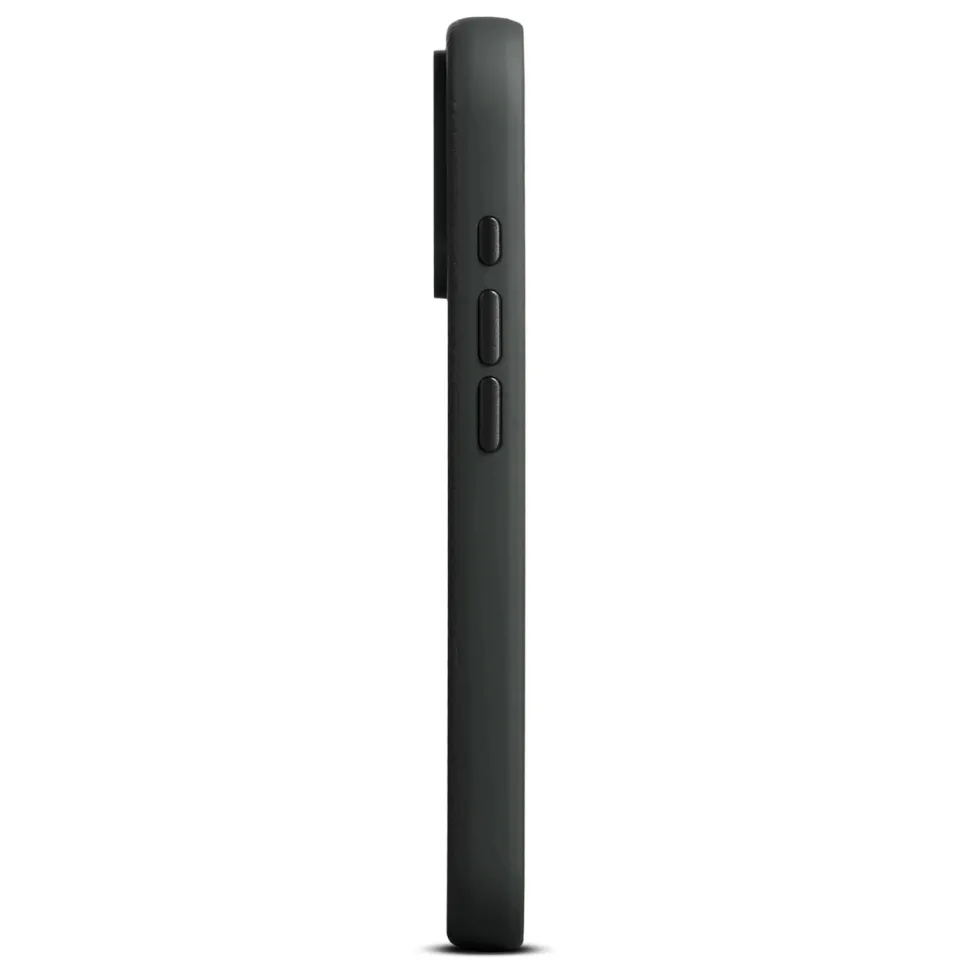 WOOLNUT Läderfodral för iPhone 17 Pro Svart