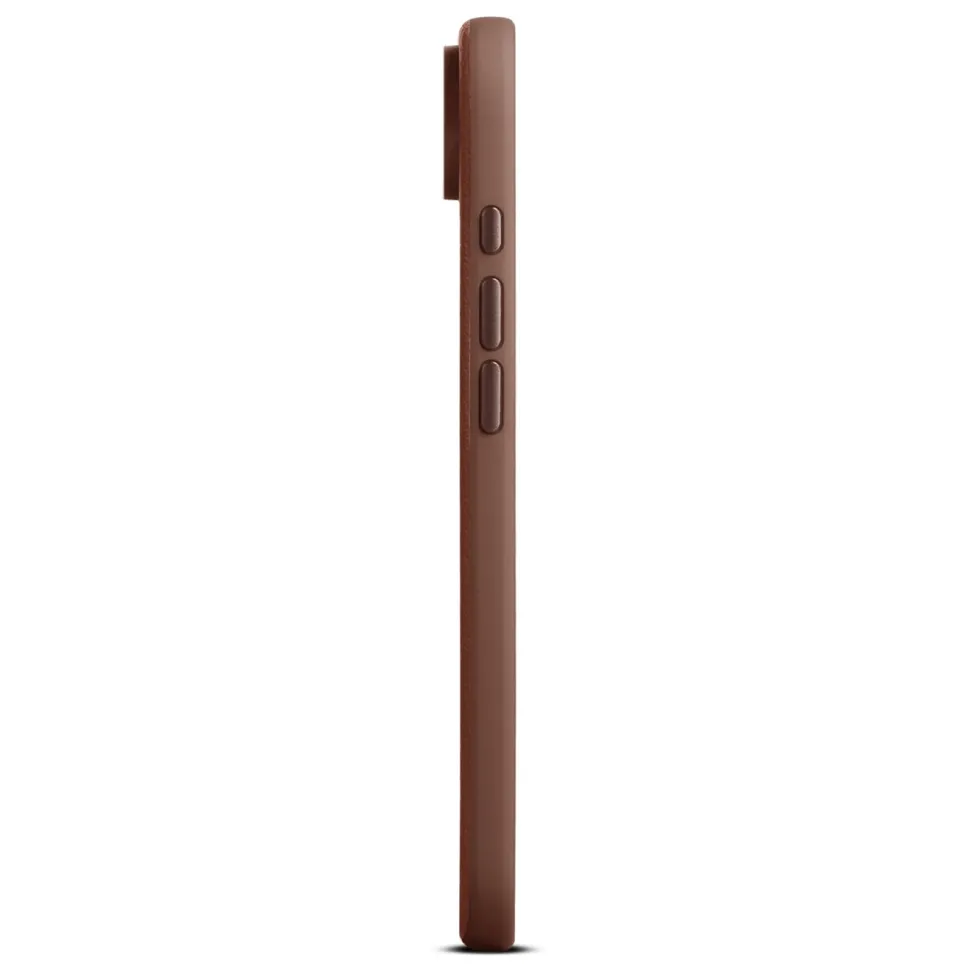 WOOLNUT Läderfodral för iPhone Air Cognac