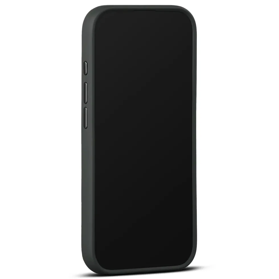WOOLNUT Läderfodral för iPhone 17 Svart