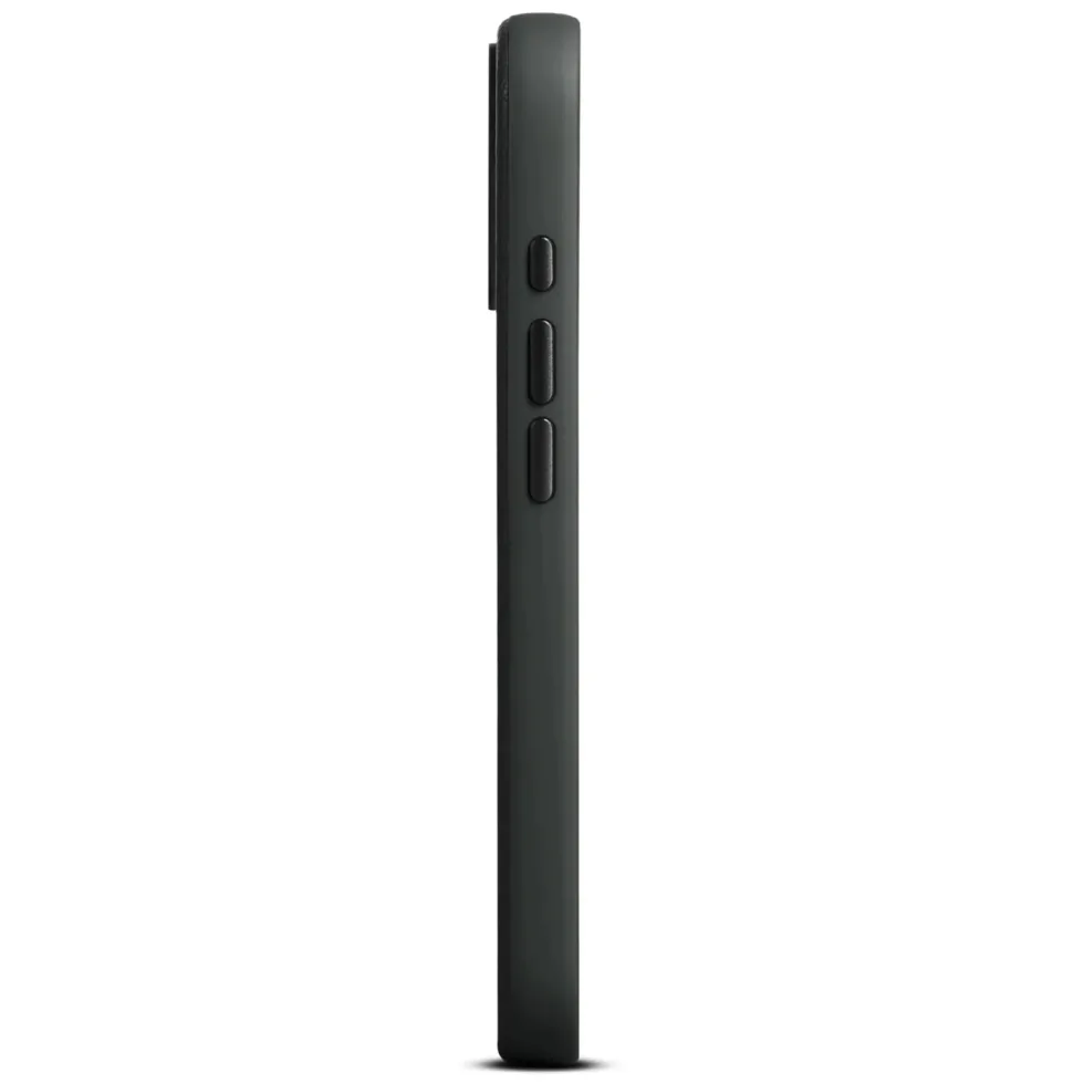 WOOLNUT Läderfodral för iPhone 17 Svart