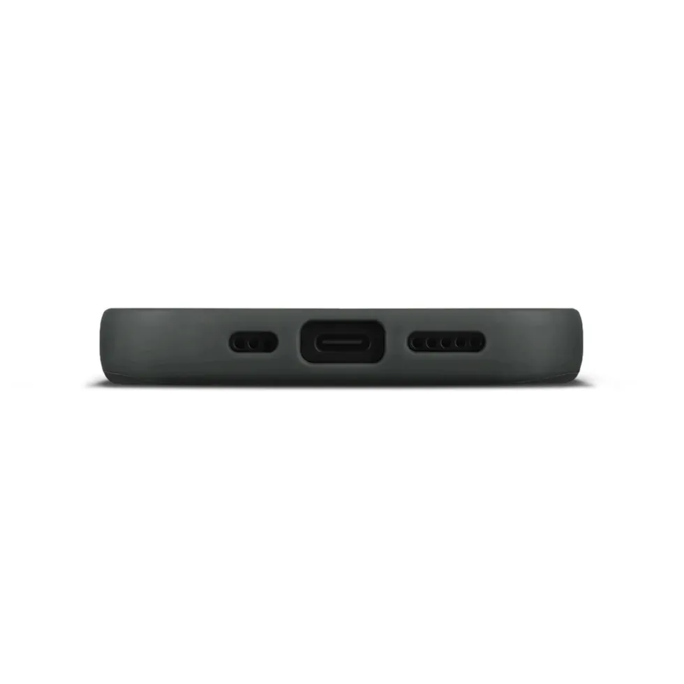 WOOLNUT Läderfodral för iPhone 17 Svart
