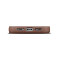 WOOLNUT Läderfodral för iPhone 17 Pro Cognac